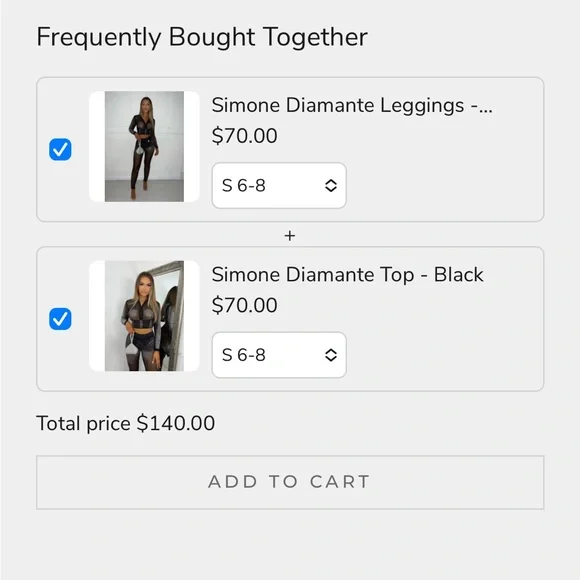 mesh rhinestone long sleeve and legging set - Picture 14 of 15